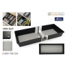 Contenitore per Sistemare Multiuso Confortime NON-SLIP 40 x 17 x 5 cm (24 Unità)