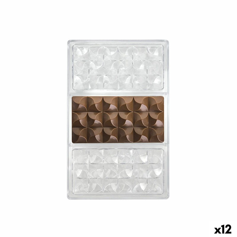 Stampo per Dolci Quttin CHOCOLATE 27,5 x 17,5 x 2,5 cm (12 Unità) Stampo per Dolci Quttin CHOCOLATE 27,5 x 17,5 x 2,5 cm (12 Unità)