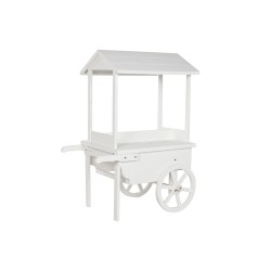 Carrello da Giardino Home ESPRIT Bianco 85 x 51 x 114 cm