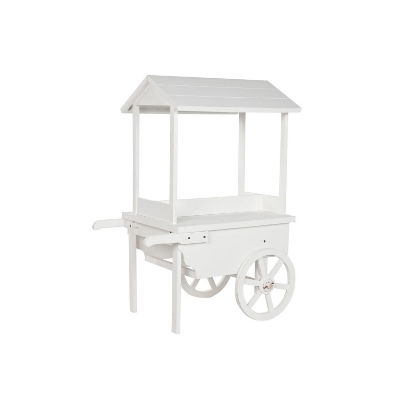 Carrello da Giardino Home ESPRIT Bianco 85 x 51 x 114 cm Carrello da Giardino Home ESPRIT Bianco 85 x 51 x 114 cm