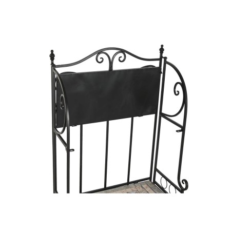 Scaffale Home ESPRIT Nero Multicolore Ceramica Forjare 3 Mensole 54 x 29 x 121 cm 58 x 31,5 x 117 cm
