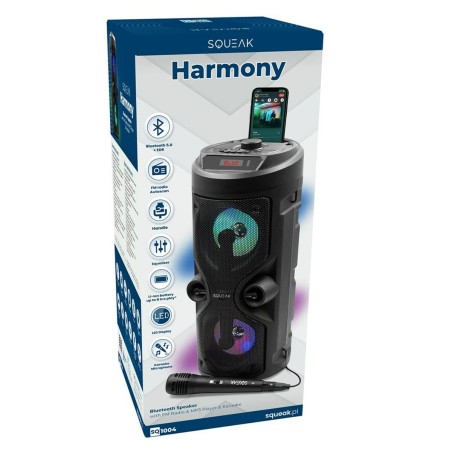 Altoparlante Bluetooth Portatile SQUEAK SQ1004 Nero 40 W