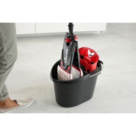 Mocio Vileda Ultramax XL Bianco Rosso Microfibra