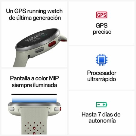 Smartwatch Polar 900102180 Bianco 1,2"