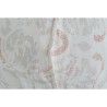 Cuscino DKD Home Decor Bianco Poliestere Floreale 60 x 10 x 40 cm