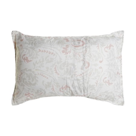 Cuscino DKD Home Decor Bianco Poliestere Floreale 60 x 10 x 40 cm