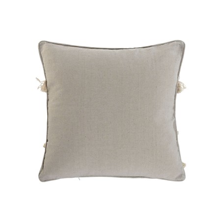 Cuscino Home ESPRIT Bianco Nero Boho 45 x 8 x 45 cm