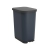 Secchio della spazzatura Rotho Ribo Blue Azzurro Plastica 35 L