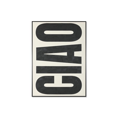 Quadro Home ESPRIT Ciao Bianco Nero Moderno 103 x 4,5 x 143 cm 103 x 4 x 143 cm