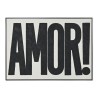 Quadro Home ESPRIT Amor! Bianco Nero Moderno 103 x 4,5 x 143 cm