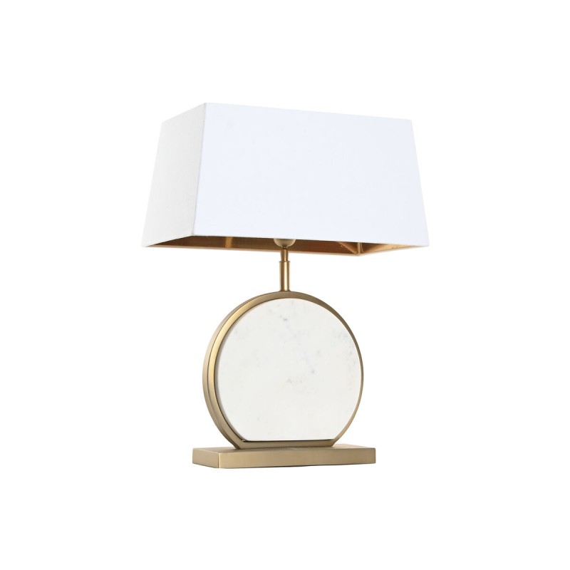Lampada da tavolo Home ESPRIT Bianco Dorato 50 W 220 V Lampada da tavolo Home ESPRIT Bianco Dorato 50 W 220 V