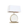 Lampada da tavolo Home ESPRIT Bianco Dorato 50 W 220 V