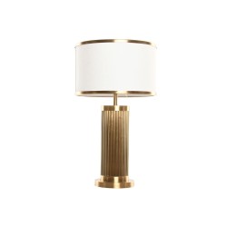 Lampada da tavolo Home ESPRIT Bianco Dorato 50 W 220 V