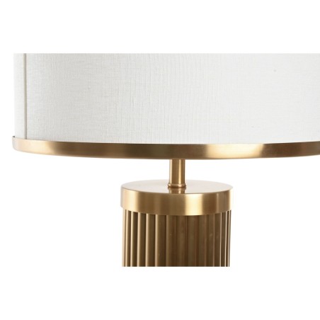 Lampada da tavolo Home ESPRIT Bianco Dorato 50 W 220 V