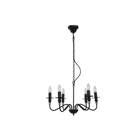 Lampadario Home ESPRIT Nero Metallo 25 W 54 x 54 x 46 cm