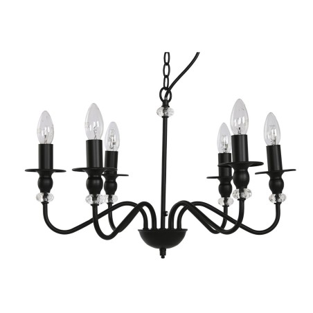 Lampadario Home ESPRIT Nero Metallo 25 W 54 x 54 x 46 cm