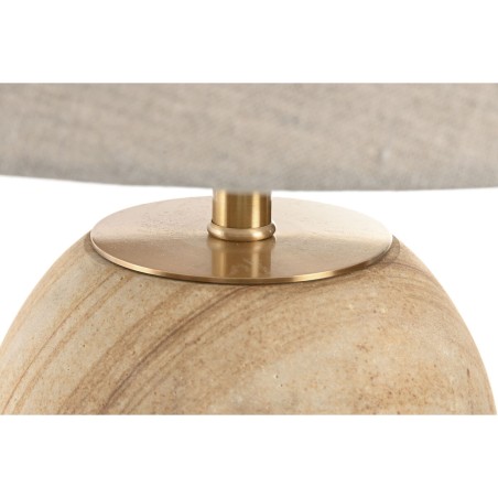 Lampada da tavolo Home ESPRIT Beige Dorato Naturale 50 W 220 V