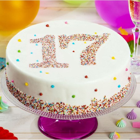 Modello per torta Algon Numeri 7 (36 Unità)
