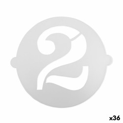 Modello per torta Algon 25 cm Numeri 2 (36 Unità)