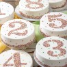 Modello per torta Algon 25 cm Numeri 2 (36 Unità)