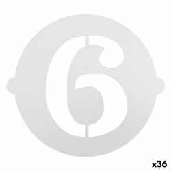 Modello per torta Algon 25 cm Numeri 6 (36 Unità)