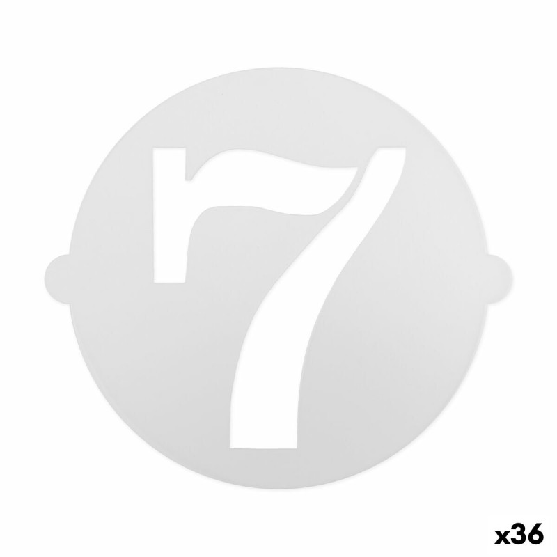 Modello per torta Algon 25 cm Numeri 7 (36 Unità) Modello per torta Algon 25 cm Numeri 7 (36 Unità)