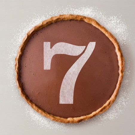 Modello per torta Algon 25 cm Numeri 7 (36 Unità)