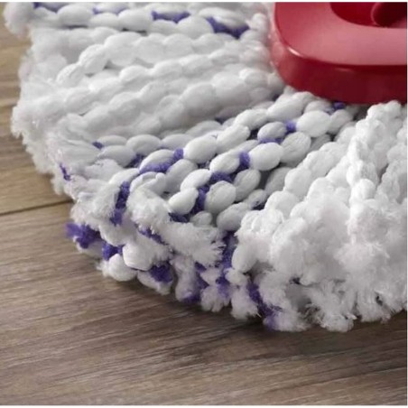 Mop with Bucket Vileda 167751 Nero Rosso Microfibra Plastica