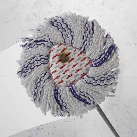 Mop with Bucket Vileda 167751 Nero Rosso Microfibra Plastica