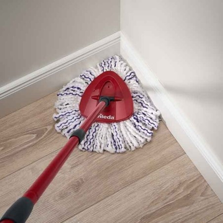 Mop with Bucket Vileda 167751 Nero Rosso Microfibra Plastica