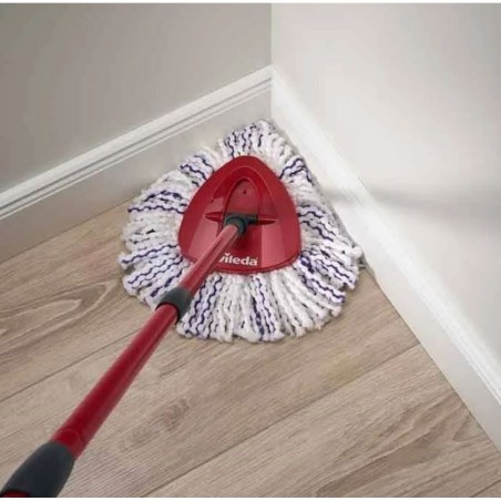 Mop with Bucket Vileda 167751 Nero Rosso Microfibra Plastica