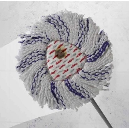 Mop with Bucket Vileda 167751 Nero Rosso Microfibra Plastica