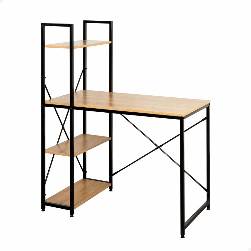 Scrivania con scaffale Max Home Acciaio Melammina Truciolare 100 x 120 x 52 cm Scrivania con scaffale Max Home Acciaio Melammina Truciolare 100 x 120 x 52 cm