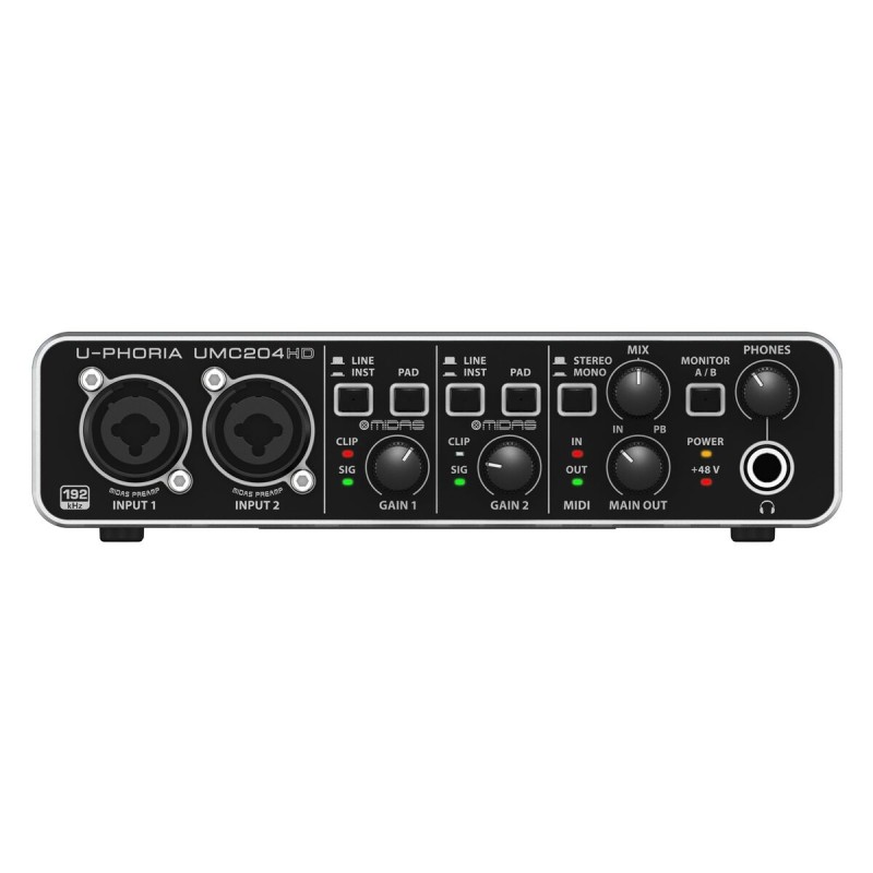 Interfaccia audio Behringer UMC204HD Interfaccia audio Behringer UMC204HD