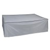 Custodia Protettrice DKD Home Decor Tavolo Nero Alluminio Grigio scuro (200 x 130 x 60 cm)