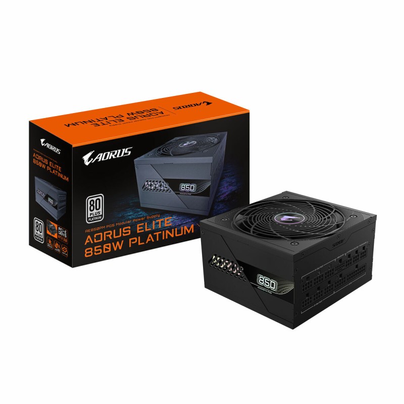 Fonte di Alimentazione Gigabyte Aorus Elite Platinum 850 W 125 W 80 PLUS Platinum Fonte di Alimentazione Gigabyte Aorus Elite Platinum 850 W 125 W 80 PLUS Platinum