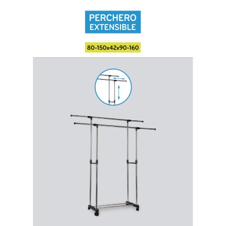 Appendiabiti con ruote Confortime (3 Unità)