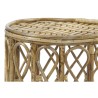 Set di 3 tavoli DKD Home Decor 39 x 39 x 41 cm Naturale vimini