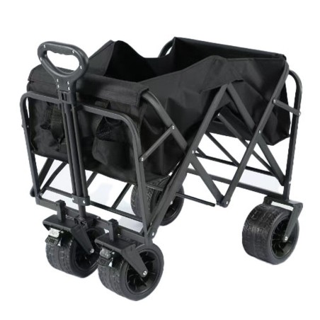 Carrello da Giardino Home ESPRIT Poliestere Metallo 83,5 x 58 x 56 cm