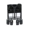 Carrello da Giardino Home ESPRIT Poliestere Metallo 83,5 x 58 x 56 cm