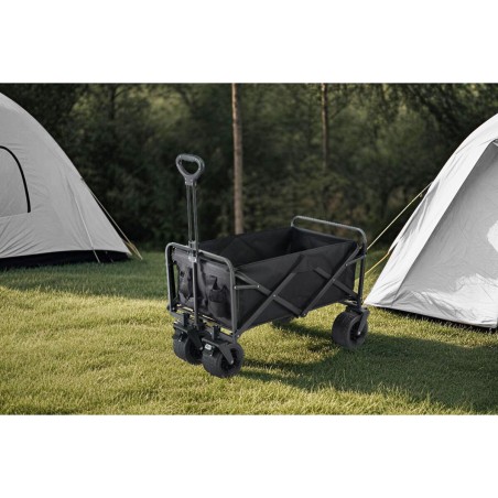 Carrello da Giardino Home ESPRIT Poliestere Metallo 83,5 x 58 x 56 cm