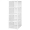 Scatola di scarpe impilabile Max Home polipropilene ABS 25 x 18,5 x 35 cm (4 Unità)