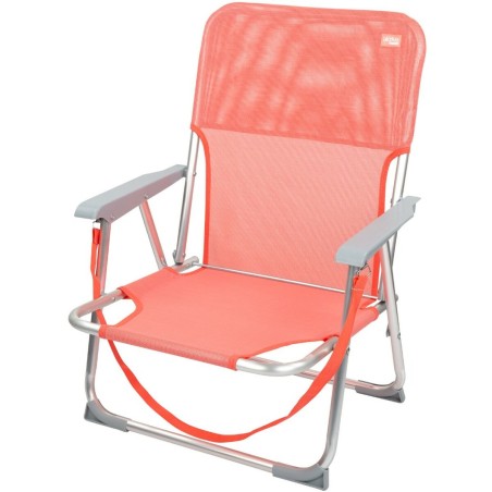 Sedia Pieghevole Aktive Flamingo Corallo 44 x 72 x 35 cm (4 Unità)