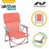 Sedia Pieghevole Aktive Flamingo Corallo 44 x 72 x 35 cm (4 Unità)
