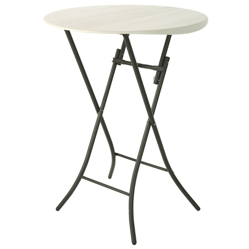Tavolo aggiuntivo Lifetime Crema 84 x 110 x 84 cm Acciaio Plastica Tavolo aggiuntivo Lifetime Crema 84 x 110 x 84 cm Acciaio Plastica