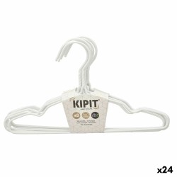 Set di Grucce Kipit 29100192 Bianco Metallo Silicone Per bambini 30 x 18 x 1 cm (24 Unità)