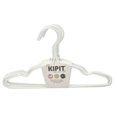 Set di Grucce Kipit 29100192 Bianco Metallo Silicone Per bambini 30 x 18 x 1 cm (24 Unità)
