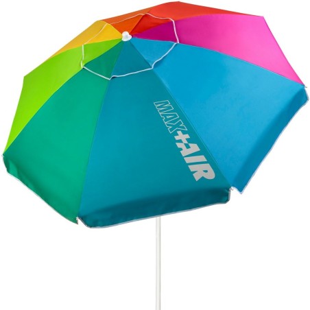 Ombrellone Aktive Multicolore 200 x 203 x 200 cm Acciaio (6 Unità)