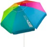 Ombrellone Aktive Multicolore 200 x 203 x 200 cm Acciaio (6 Unità)