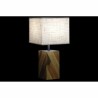 Lampada da tavolo DKD Home Decor 25,5 x 25,05 x 52 cm Abete Naturale Beige Metallo Crema 220 V 60 W 25 x 25 x 21 cm (2 Unità)